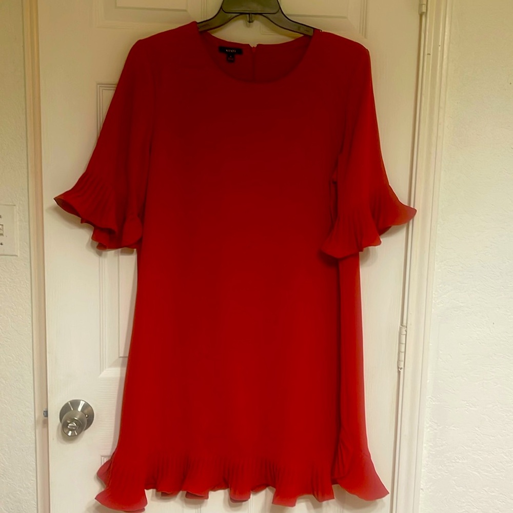 Red elegant dress